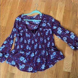 American eagle flowy top